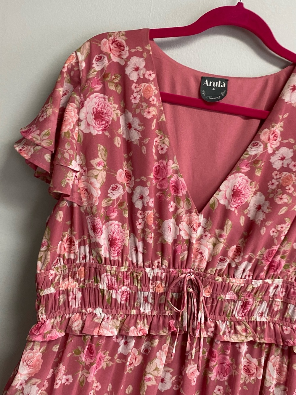 STUNNING ARULA FLORAL MAXI DRESS - SIZE 1X (A) - Picture 8 of 14